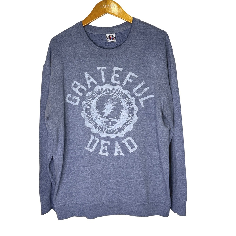 Grateful Dead Lightweight Sweatshirt XL Blue